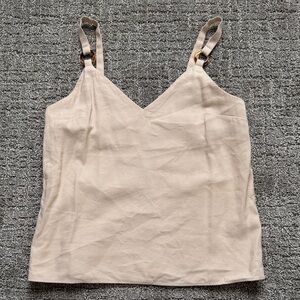 Topshop PETITE Cream Camisole Top